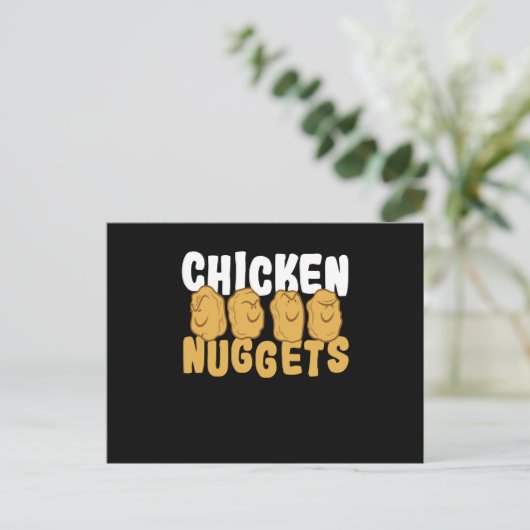 Chicken Nuggets Chicken Nuggets Briefkaart (Staand voorkant)
