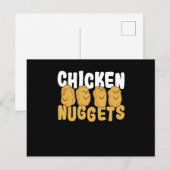 Chicken Nuggets Chicken Nuggets Briefkaart (Voorkant / Achterkant)