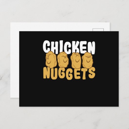 Chicken Nuggets Chicken Nuggets Briefkaart (Voorkant / Achterkant)