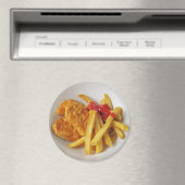 Chicken Nuggets en Fries Borden Magnet (Insitu (Vaatwasser))