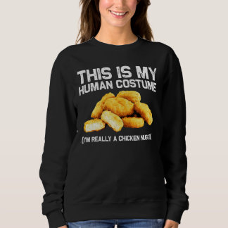 Chicken Nuggets for Men Women Nuggets Eater Trui