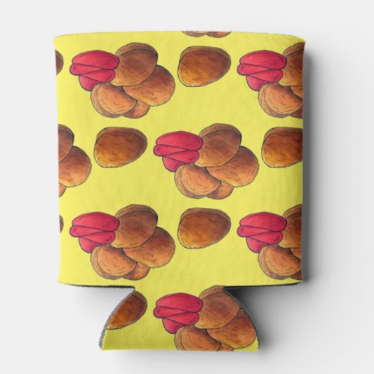 Chicken Nuggets met Ketchup Junk Food Foodie Blikjeskoeler (Achterkant)