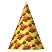 Chicken Nuggets met Ketchup Junk Food Foodie Feesthoedjes (Links)