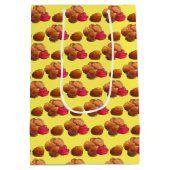 Chicken Nuggets met Ketchup Junk Food Foodie Medium Cadeauzakje (Achterkant)