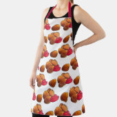 Chicken Nuggets met Ketchup Junk Food Foodie Schort (Insitu)