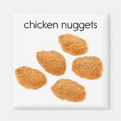 Chicken Nuggets Refkoelkast Magnet (Voorkant)