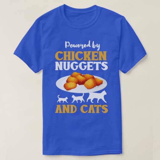 Chicken Nuggets Shirt Funny Cat Lover Chicken Nugg (Design voorkant)