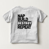 Chicken Nugs & Mama Hugs Toddler T-shirt (Achterkant)