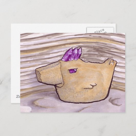 Chicken of Stone postcard Briefkaart (Voorkant / Achterkant)