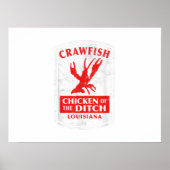 Chicken Of The Ditch Cajun Crawfish Boil Poster (Voorkant)