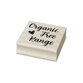 Chicken Organic Free Range Egg Carton Rubber Stamp Rubberstempel (Stempel)