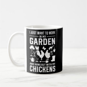 Chicken Owner Gardening Homestead Gardener Joke 9 Koffiemok