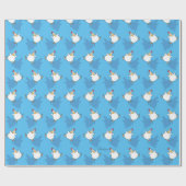 CHICKEN PANIC door Sandra Boynton [blauw] Cadeaupapier (Vlak)