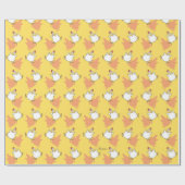 CHICKEN PANIC door Sandra Boynton [geel] Cadeaupapier (Vlak)