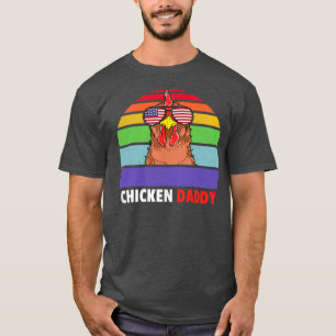 Chicken papa Farmer Chicken LGBTQ Gay Pride T-shirt
