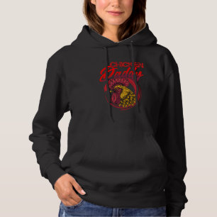 Chicken papa Farmer Poultry Farmer Fu Hoodie