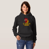 Chicken papa Farming Rooster Hen Father Hoodie (Voorkant volledig)