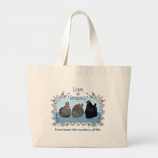 Chicken Paradise Hawaii Kippen Canvas tas /めんどりトトー (Voorkant)