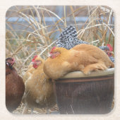 Chicken Party Onderzetter (Voorkant)