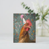 Chicken Party Pet Briefkaart (Staand voorkant)