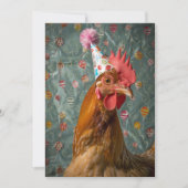 Chicken Party Pet Kaart (Voorkant)