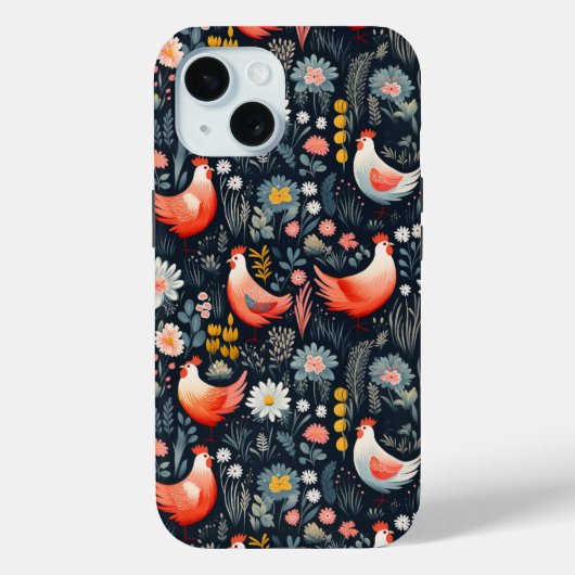 Chicken Pattern Case-Mate iPhone Case (Achterkant)