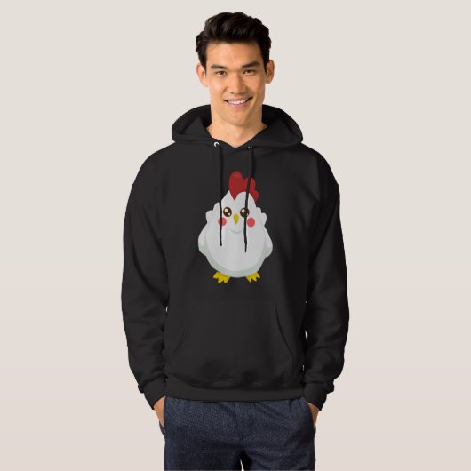 chicken pattern   hoodie (Voorkant volledig)