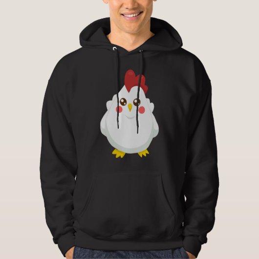 chicken pattern   hoodie (Voorkant)