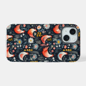 Chicken Pattern iPhone 15 Case (Achterkant horizontaal)