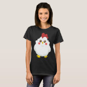 chicken pattern t-shirt (Voorkant volledig)