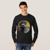 Chicken Phone Retro Sunset T-shirt (Voorkant volledig)
