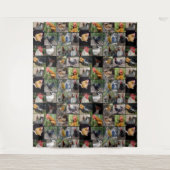 Chicken Photo Collage Wandkleed (Voorkant)