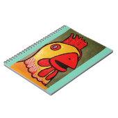 Chicken Photo Notebook Notitieboek (Linkerzijde)