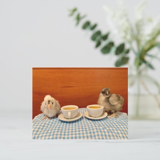 Chicken Picnic Briefkaart (Staand voorkant)