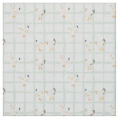 Chicken picnic checkered pattern  stof (Swatch)