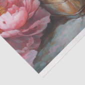 Chicken Pink Pioenenspiegel Decoupage Tissuepapier (Detail)