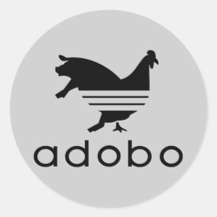 Chicken Pork Adobo (sticker) Ronde Sticker