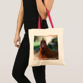 Chicken Portrait Tote Bag (Voorkant (product))