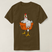 Chicken Pot PI Day Gift Mannen Vrouwen Kinder Wisk T-shirt (Design voorkant)