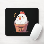 Chicken Pot Pi Day Mannen Vrouwen Kinder Wiskunde  Muismat (Met muis)