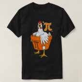 Chicken Pot PI Day PI Day Wiskunde Lover Funny Gif T-shirt (Design voorkant)
