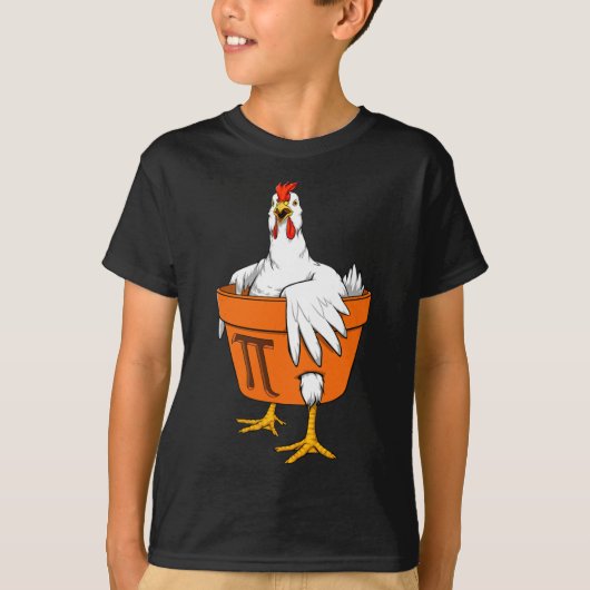 Chicken Pot Pi Day T Shirt Cadeau Mannen Vrouwen K (Voorkant)