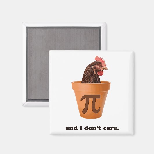 Chicken Pot Pi (en dat kan me niets schelen) Magneet (Voorkant / Achterkant)