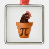 Chicken Pot Pi (en dat kan me niets schelen) Metalen Ornament (Voorkant)