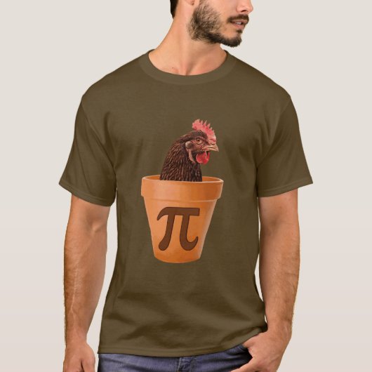 Chicken Pot Pi (en dat kan me niets schelen) T-shirt (Voorkant)