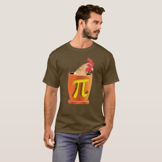 Chicken Pot Pi (en dat kan me niets schelen) T-shirt (Voorkant volledig)