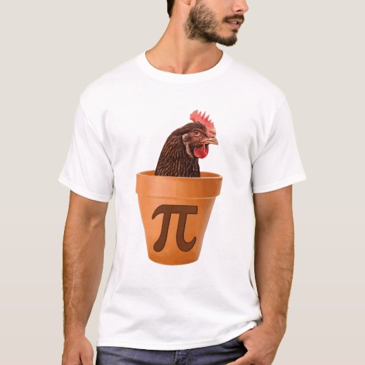 Chicken Pot Pi (en dat kan me niets schelen) T-shirt (Voorkant)