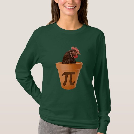 Chicken Pot Pi (en dat kan me niets schelen) T-shirt (Voorkant)