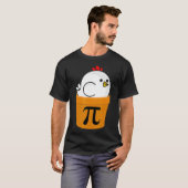Chicken Pot Pi , Funny Math Day Gifts T-shirt (Voorkant volledig)
