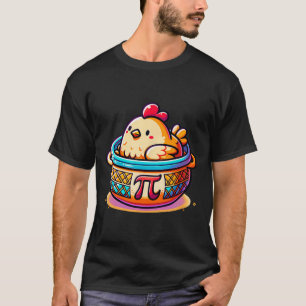 Chicken Pot Pi Funny Pi Day Wiskunde T-shirt